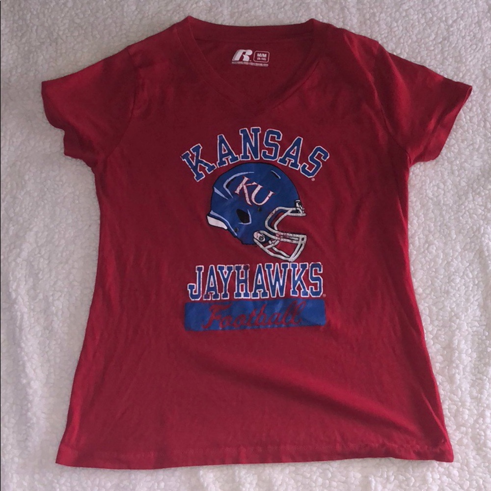 Women’s KU V-Neck Shirt